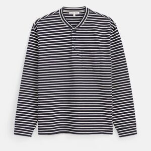 Alex Mill Navy and White Long Sleeve Tee
